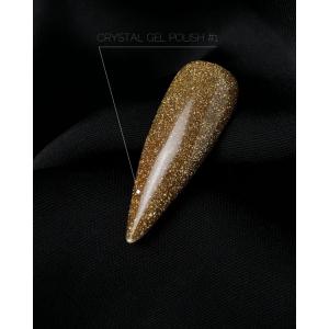 Светоотражающий гель-лак Crooz Crystal Gel Polish №1, 8 мл