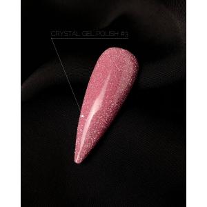 Светоотражающий гель-лак Crooz Crystal Gel Polish №3, 8 мл