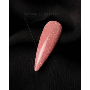 Светоотражающий гель-лак Crooz Crystal Gel Polish №6, 8 мл