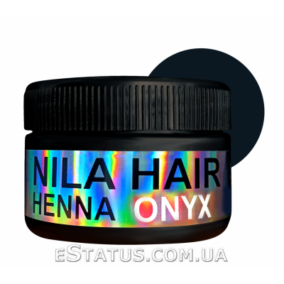 Хна для волос Nila (оникс/натуральный черный), 60 г