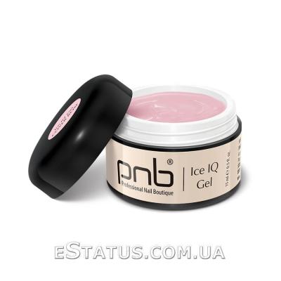 Низкотемпературный дымчато-розовый гель / UV/LED Ice IQ Gel, Cover Rose PNB, 15 мл