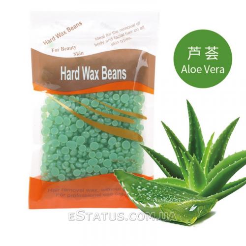 Воск в гранулах Hard Wax Beans (Алое), 300 г Воск в гранулах Hard Wax Beans (Алое), 300 г