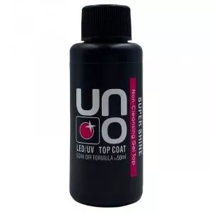 Топ без липкого слоя для гель-лака UNO Super Shine Top sticky, 50 мл
