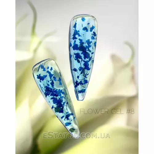 Гель с сухоцветами Crooz Flower Fairy Gel №8, 5 мл
