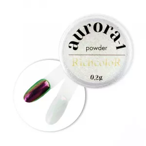 Втирка для ногтей RichColoR Аврора №01 (фиолетовый хамелеон), 0,2 г Втирка для ногтей RichColoR Аврора №01 (фиолетовый хамелеон), 0,2 г - Фото 1