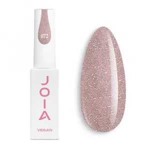 Светоотражающий гель-лак JOIA Vegan 072 (бежевый с светоотражающим эффектом), 6 мл - Фото 1