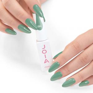 Гель-лак JOIA Vegan 084 (пудровый-зеленый, эмаль), 6 мл
