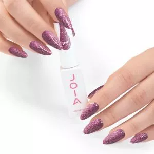Светоотражающий гель-лак JOIA Vegan 108 (насыщенный розовый с светоотражающим эффектом), 6 мл