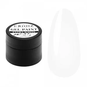 Гель краска Crooz Gel Paint EXTRA White (белая), 5 мл