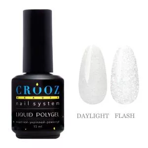 Жидкий полигель Crooz Liquid Polygel Crystal №01, 15 мл