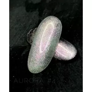 Гель-лак Crooz Aurora (с эффектом втирки) №4, 8 мл