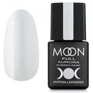 MOON FULL Aurora Shimmer Base №2001 (белый с шиммером), 8 мл
