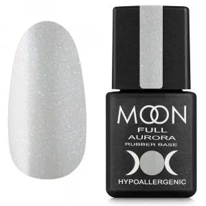 MOON FULL Aurora Shimmer Base №2004 (светло-серый с шиммером), 8 мл