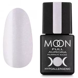 MOON FULL Aurora Shimmer Base №2007 (молочно-розовый с шиммером), 8 мл