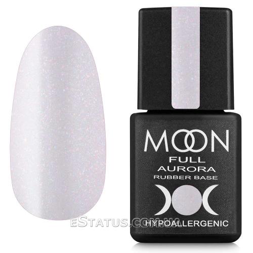 MOON FULL Aurora Shimmer Base №2007 (молочно-розовый с шиммером), 8 мл