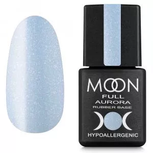 MOON FULL Aurora Shimmer Base №2009 (голубой с шиммером), 8 мл