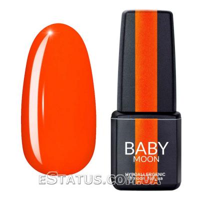 Гель лак BABY Moon Perfect Neon № 004 (морковно-коралловый), 6 мл