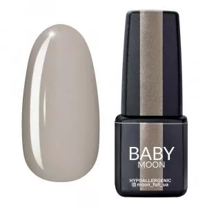 Гель лак BABY Moon Midnight №004 (серовато-бежевый), 6 мл