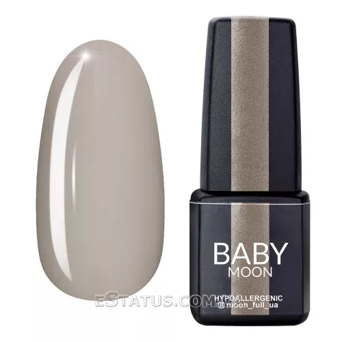 Гель лак BABY Moon Midnight №004 (серовато-бежевый), 6 мл