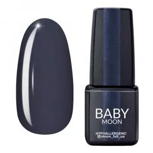 Гель лак BABY Moon Midnight №009 (темно-серый), 6 мл