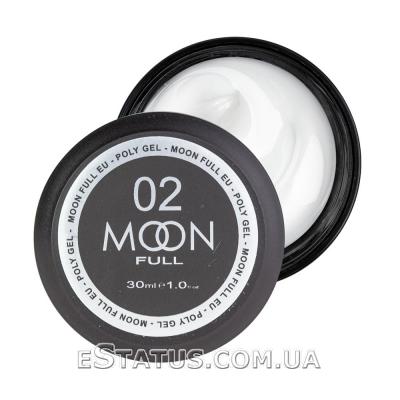 Полігель для нарощування нігтів Moon Full Poly Gel №02, 30 мл