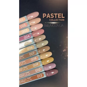 Гель лак BABY Moon Pastel №002 (розовый капучино с мелким шиммером), 6 мл - Фото 1