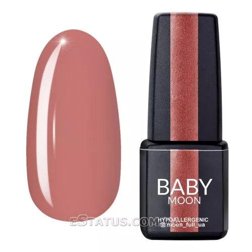 Гель лак BABY Moon Pastel №004 (розово-ореховый), 6 мл