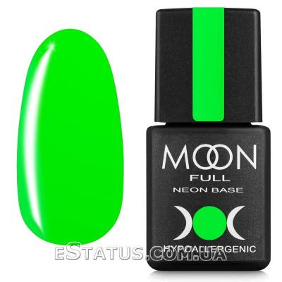 Неоновая база Moon Full Neon Rubber Base №03 (салатовая), 8 мл