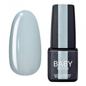 Гель лак BABY Moon Cold Ocean №001 (бело-голубой), 6 мл