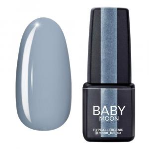 Гель лак BABY Moon Cold Ocean №010 (голубая сталь), 6 мл