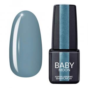 Гель лак BABY Moon Cold Ocean №011 (светло-серый с голубым подтоном), 6 мл