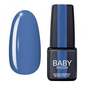 Гель лак BABY Moon Cold Ocean №017 (голубой с серым подтоном), 6 мл