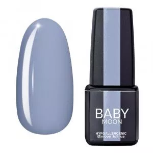 Гель лак BABY Moon Cold Ocean №018 (серо-голубой с лиловым оттенком), 6 мл