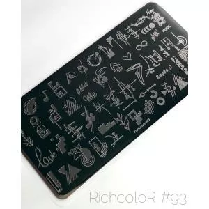 Пластина для стемпинга RR-93