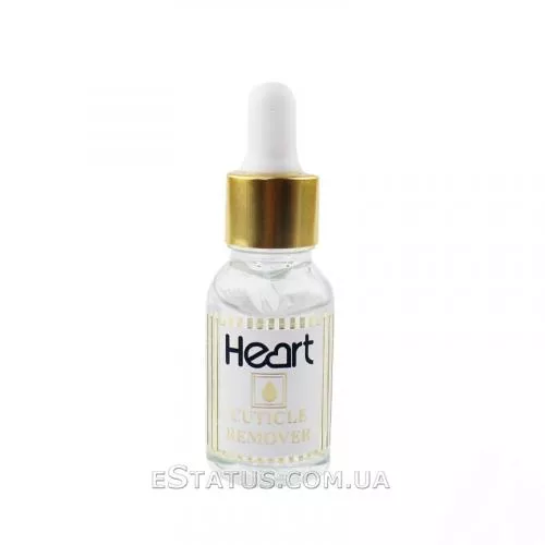 Средство для удаления кутикулы Heart Cuticle Remover с пипеткой, цвет прозрачный 15 мл