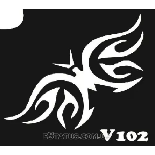 Трафарет для біотату, V 102