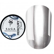 Гель-краска Saga professional Mercury Paint металик, 5 мл