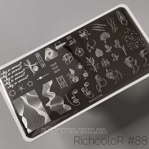 Пластина для стемпинга RR-88 Пластина для стемпинга RR-88