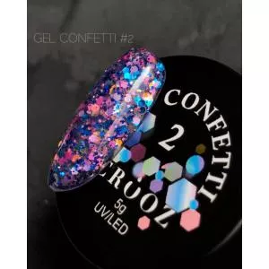 Гель Confetti Crooz для дизайна №2, 5 мл