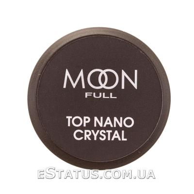 MOON FULL Nano Crystal Top (топ без липкого слоя стойкий к царапинам в баночке), 15 мл