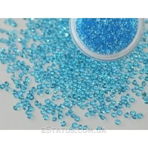 Кришталева крихта Blue Nila Pixie 1.2mm AB, 1000 шт./банка