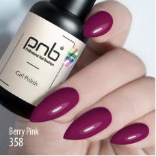 Гель-лак PNB №358 (неймовірний ягідно-рожевий), 8 мл