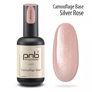 Камуфлююча каучукова база PNB, Silver Rose (сріблясто-рожева), 17 мл Камуфлююча каучукова база PNB, Silver Rose (сріблясто-рожева), 17 мл