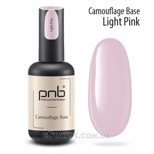 Камуфлирующая каучуковая база PNB, Light Pink (светло-розовая), 17 мл
