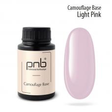 Камуфлирующая каучуковая база PNB, Light Pink (светло-розовая), 30 мл