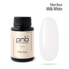База с нейлоновыми волокнами PNB Fiber Base, White Milk (молочно-белая), 30 мл