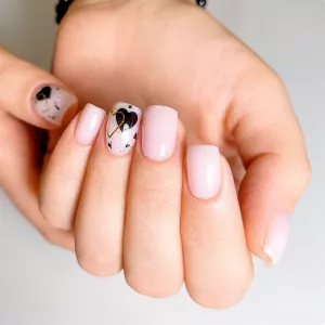 Восстанавливающая база с нейлоновыми волокнами Revital Fiber Base PNB, Milk Pink (003), HEMA FREE (молочно-розовая), 30 мл - Фото 2
