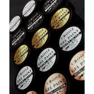 Гель краска Crooz Gel Paint EXTRA Gold pink (золотисто-розовый), 5 мл - Фото 2