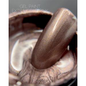 Гель фарба Crooz Gel Paint EXTRA Gold pink (золотисто-рожевий), 5 мл