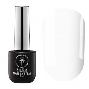 Гель-лак SAGA professional Super White (белый, эмаль), 9 мл